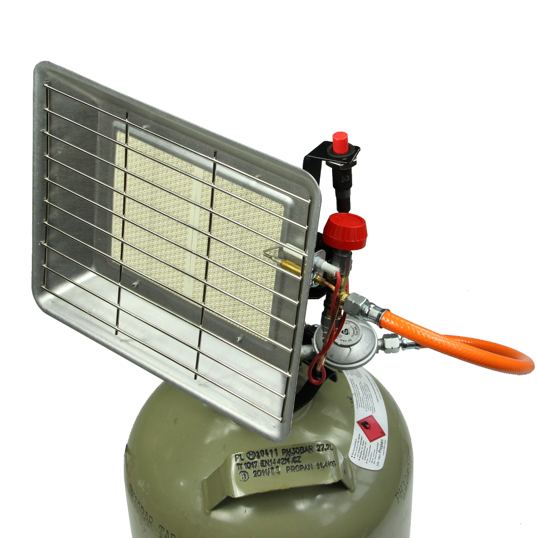 Campingaz 4200 ZP radiant heater with piezo ignition for 5/11 Kg gas