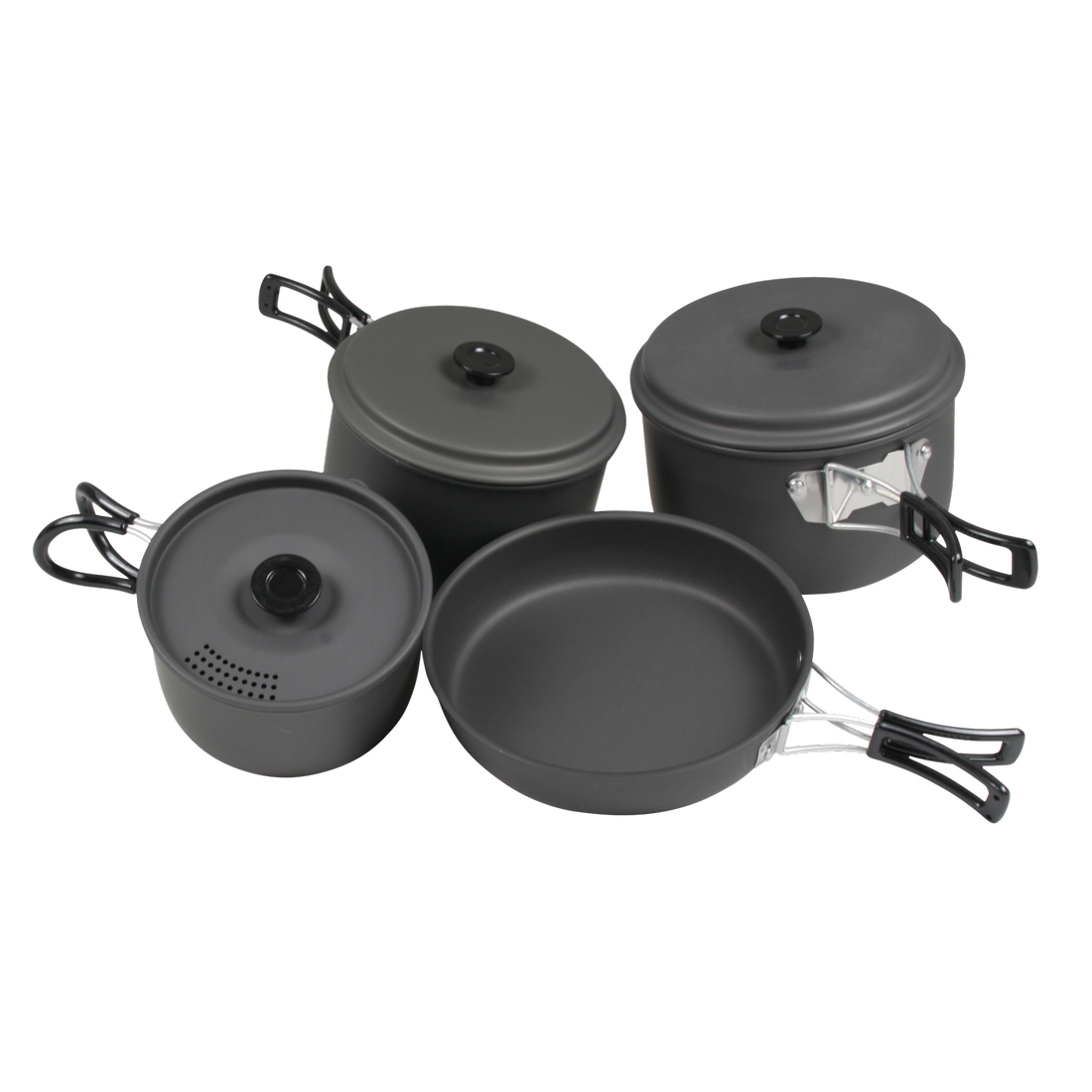 10T Camping Alu pot + crockery set TRIO RANGER 13 piece eBay