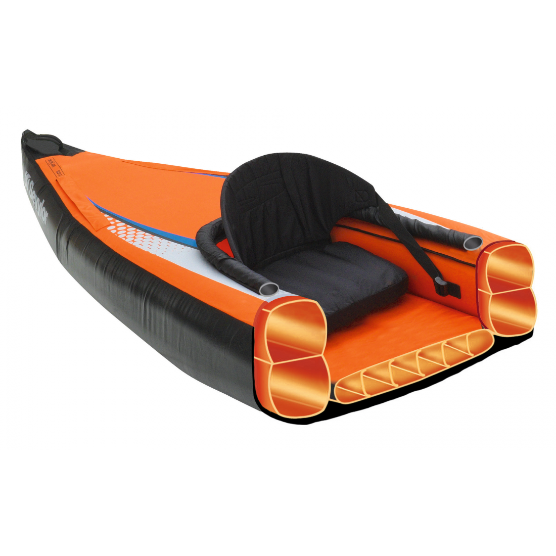 Sevylor Pointer K1 1 Person Kayak 314x81cm Load Capacity 100 Kg Ebay