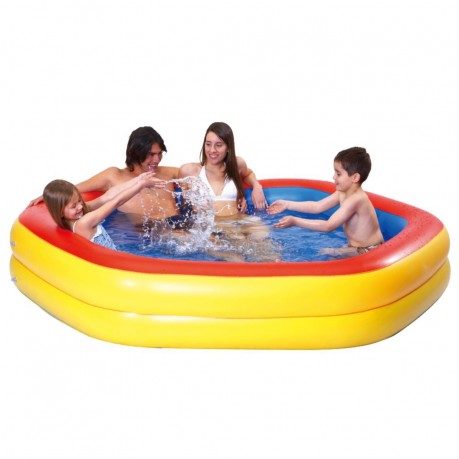 piscine gonflable hexagonale